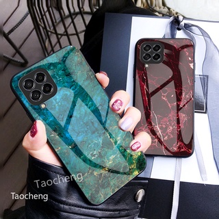 เคสโทรศัพท์มือถือแบบนิ่ม TPU กันกระแทก ลายหินอ่อน หรูหรา สําหรับ Samsung Galaxy M33 M53 M23 4G A12 A22 A42 5G