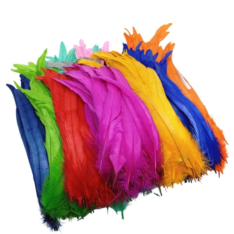 ขนนกฟีซันต์ สําหรับตกแต่งเสื้อผ้า งานฝีมือ DIY จํานวน 20 ชิ้น