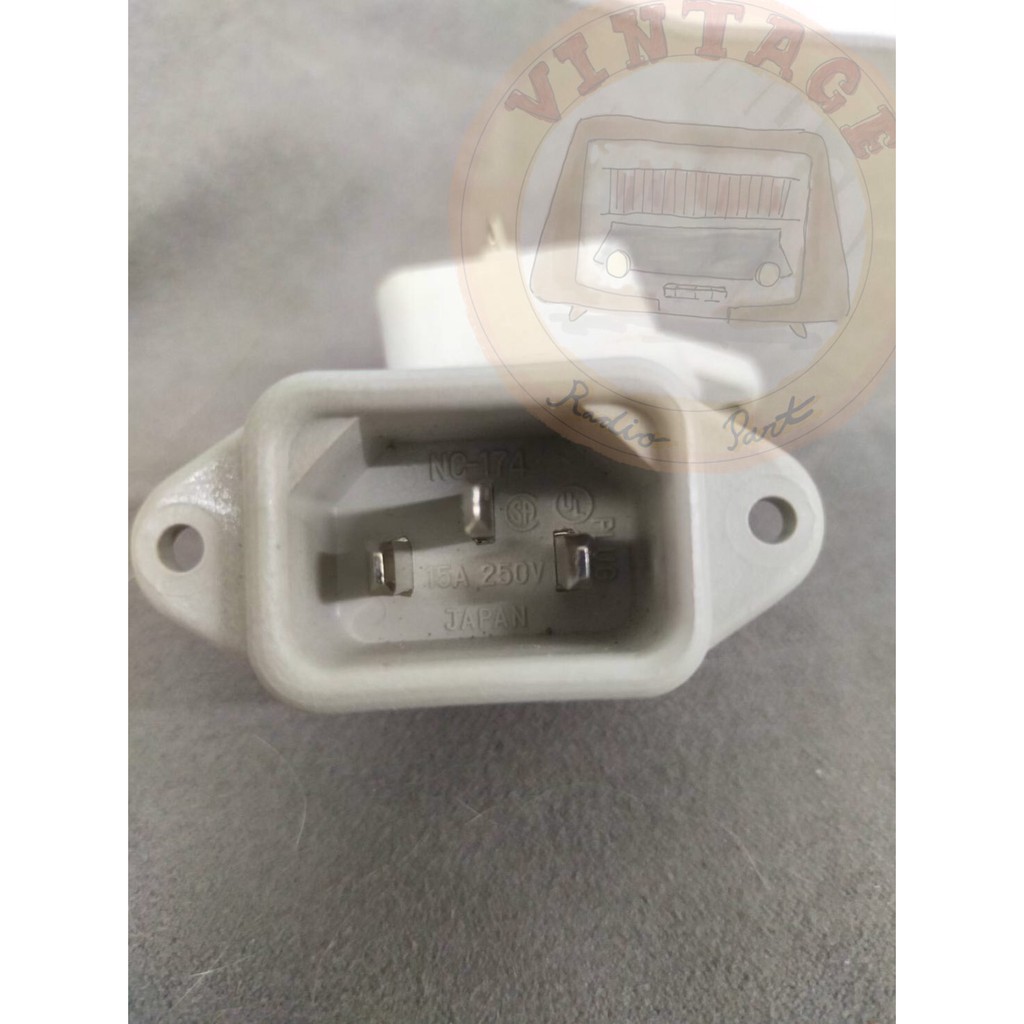 ท้าย IEC ยี่ห้อ NICOON JAPAN 10A 250V (ราคาต่อชิ้น)