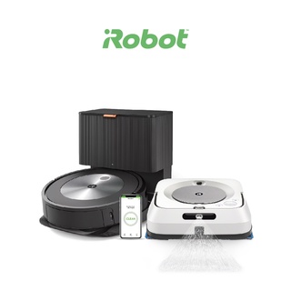 [ซื้อคู่คุ้มกว่า] iRobot Roomba j7+ หุ่นยนต์ดูดฝุ่น คู่ Braava jet m6 หุ่นยนต์ถูพื้น