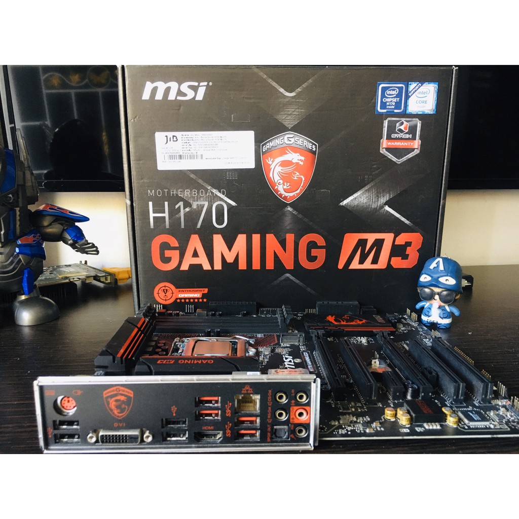 เมนบอร์ดMainboard MSI H170 Gaming M3 socket 1151