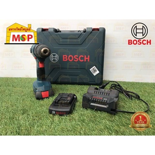 Bosch สว่านกระแทกไร้สาย 18V GSB 180-LI แบต 2 ก้อน 1.5 Ah #06019F83K0