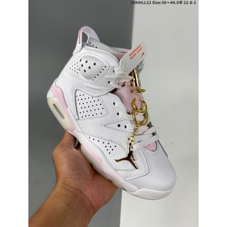 [High] Nike Air Jordan 6 AJ6 Retro "Golden Hoops" รองเท้ากีฬา รองเท้าบาสเก็ตบอล