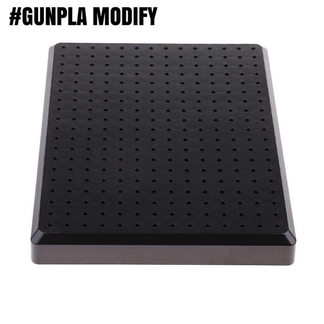แท่นเสียบไม้หนีบชิ้นงานโมเดล แบบพลาสติก Size L 266 รู สีดำ VT031