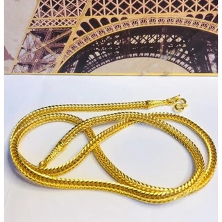 C01สร้อยคอสี่เสาโปร่งเบาหนัก1บาท ยาว20นิ้วและ24นิ้ว งานเกรดพรีเมี่ยมเหมือนจริง