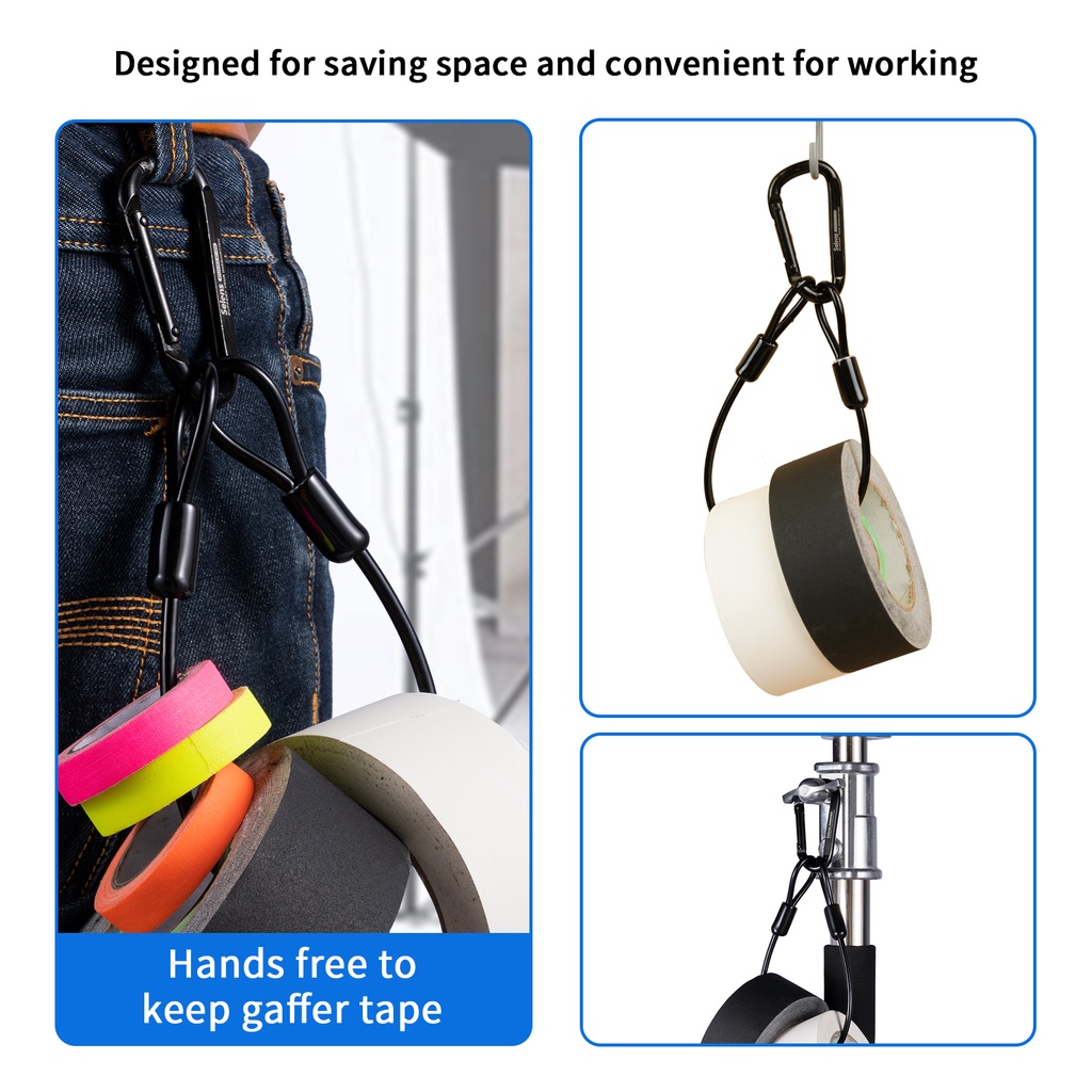 SELENS สายเชือกคล้องเอวสําหรับ Limbing With Wire Counterweight ตะขอล็อค - รูปที่ 4