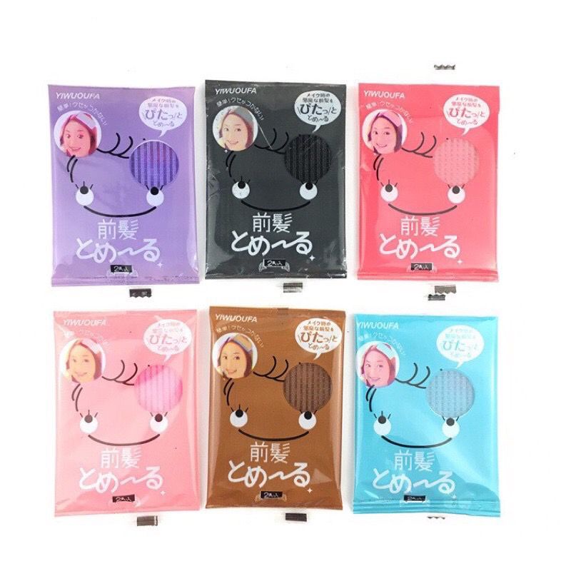 GTR IR679（ร้านไทย) แผ่นแปะผม 2แผ่น/ซอง เก็บผมไม่ให้ผมเสียทรง (เครื่องมือแต่งหน้า-ทำผม)