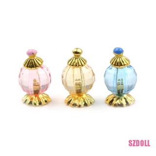 [SZDOLL6] น้ําหอมจิ๋ว 1:12 สําหรับตกแต่งบ้านตุ๊กตา 3 ชิ้น