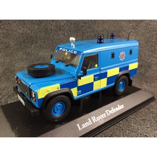 โมเดลรถยนต์ 1/43 Land rover police