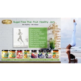 สตอเบอรี่ สเปรด No Sugar added 200g. ไม่ใส่น้ำตาล ตราอิ่มใจ เพื่อสุขภาพ คีโต วีแกน เจ โซเดียมต่ำ