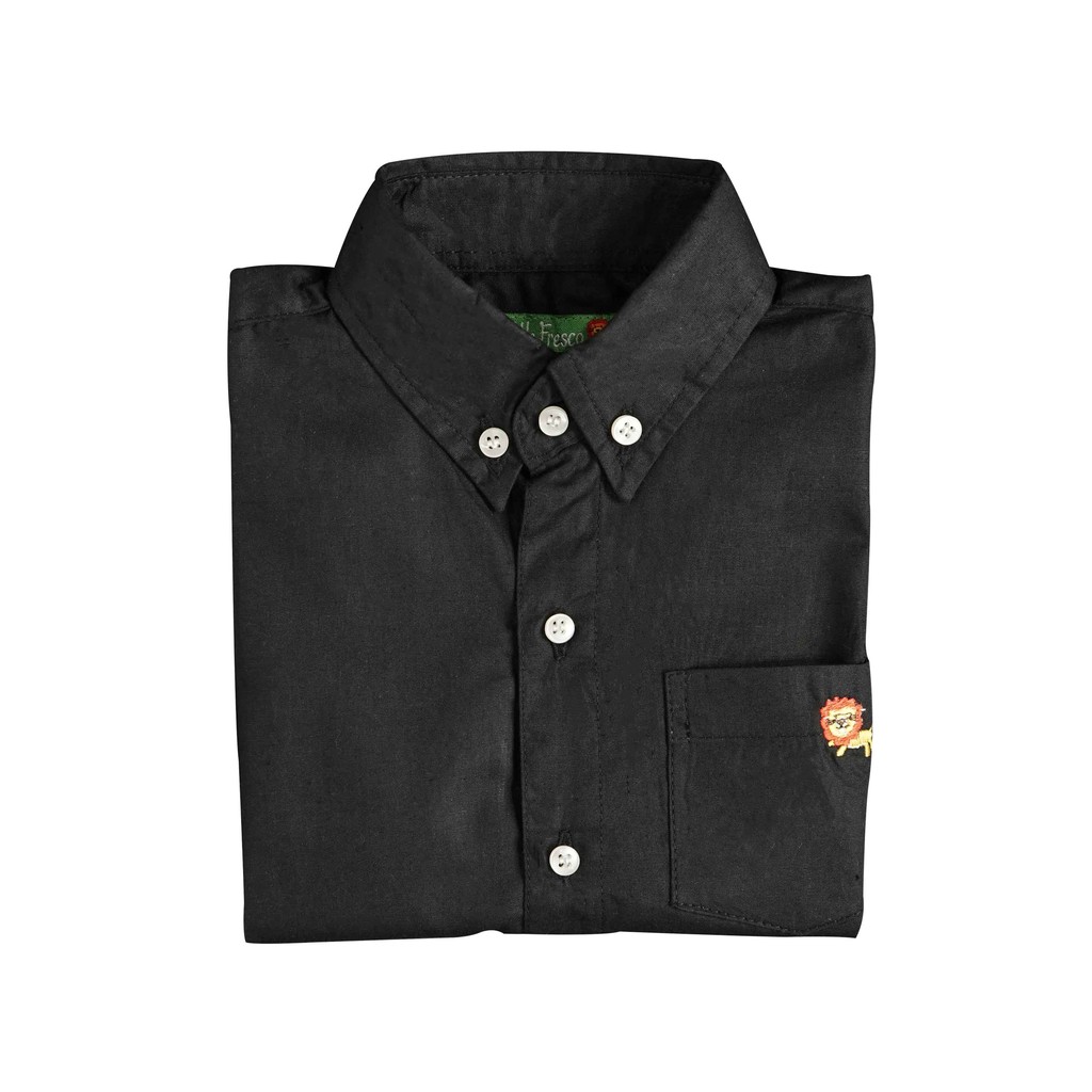 เสื้อเชิ้ต Little Fresco - สีดํา