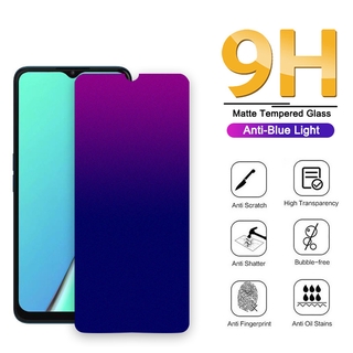 ฟิล์มกระจกนิรภัยกันรอยหน้าจอ เนื้อแมตต์ กันแสงสีฟ้า สําหรับ OPPO A1 A98 A78 A58 A57 A77 A77s 5G A3s A5s A5 A9 A15 A15s A95 A17 A17k A16 A16k A55 A94 A74 A54 A92 A72 A52 A53 A31 A33 A32 A93 A91 A73 A12 A12e A11 4G 5G 2020