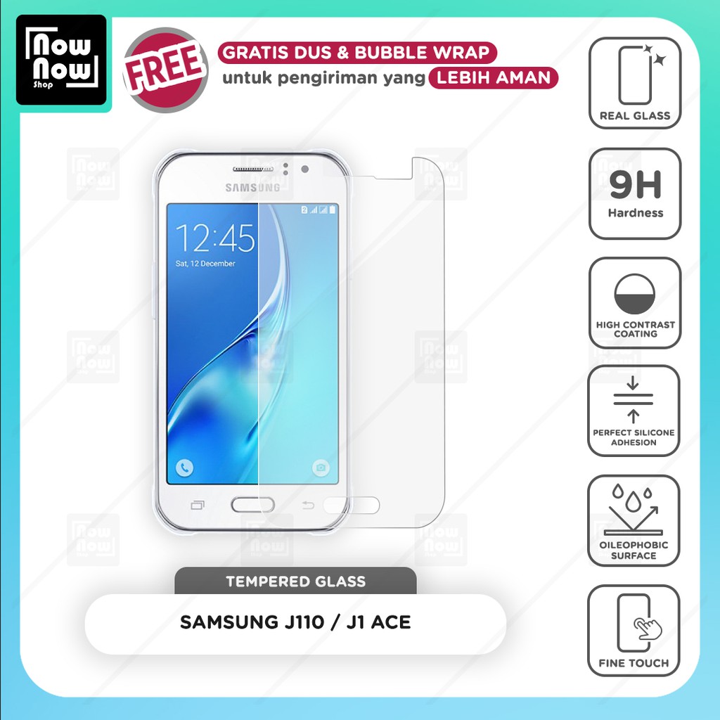 กระจกนิรภัย Anti-Scratch Samsung J1 Ace J110 ป้องกันหน้าจอ 9H กระจกนิรภัย