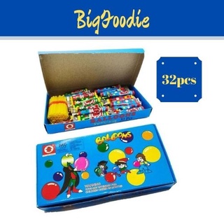 [BFD] ลูกโป่งเป่าแบรนด์ LadyBird 32 ชิ้น (เกม ChildHood)