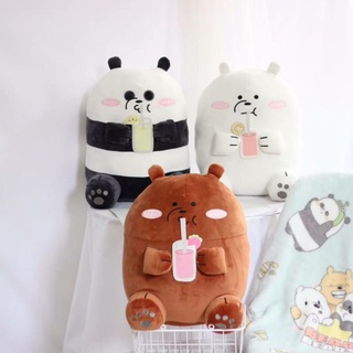 หมอนผ้าห่มWE BARE BEAR 

ตุ๊กตาแยกกับหมอนได้