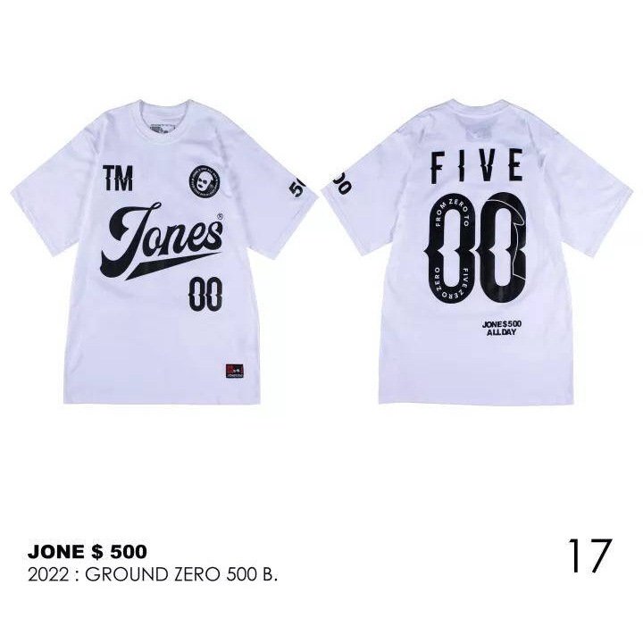 Tee JONE500 คลอเล็คชั่นล่าสุด เสื้อยืดสกรีนลาย 2022 Collection 13-17/21