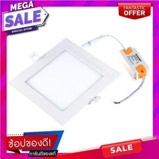 ดาวน์ไลท์ LED SYLVANIA BRAVO LIGHTER 12 วัตต์ WARMWHITE 6 นิ้ว เหลี่ยม โคมไฟดาวน์ไลท์ DOWNLIGHT LED SYLVANIA BRAVO LIGHT