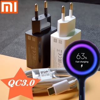 สายชาร์จ 27w Xiaomi ของแท้ Mi ชาร์จเร็ว USB Type-C สายเคเบิล สําหรับ Mi 9 SE 9t A3 A2 A1 Redmi K20 K30 note 7 8 pro