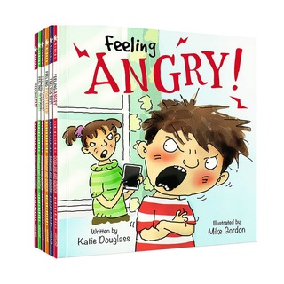 หนังสือ Feelings Angry/Worried/Frightened/ Sad/ Shy/Jealous 6 เล่มสอนเด็กเรื่องความรู้สึกและอารมณ์