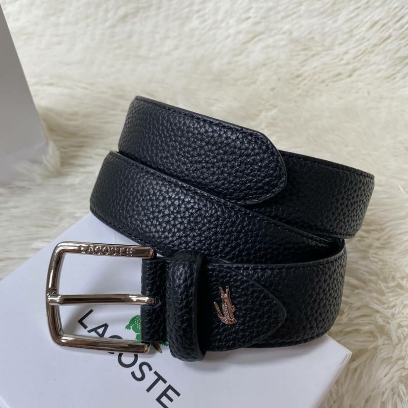 🔖แท้outlet🐊 Lacoste 🐊เข็มขัดหนังแท้