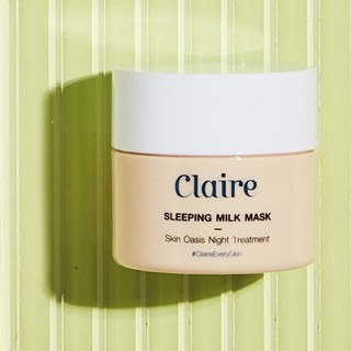 ผลิตภัณฑ์บำรุงผิวหน้า Claire Sleeping Milk Mask Skin Oasis Night Treatment 50ml.