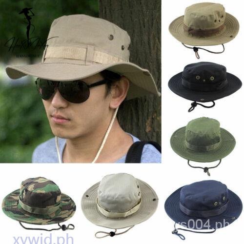 Tiktok ขายร้อนBrimless Camouflage Safari Military Farmers Waway Cap Sun หมวกชาวประมงสําหรับผู้ชาย Sumblero