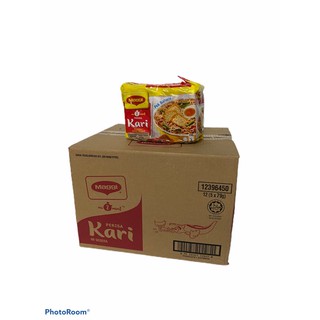 MAGGI Kari บะหมี่กึ่งสำเร็จรูปสินค้านำเข้าจากมาเลเซีย!! 1ลัง/12แพค/60ซอง 79g ราคาส่ง ยกลัง!! สินค้าพร้อมส่ง