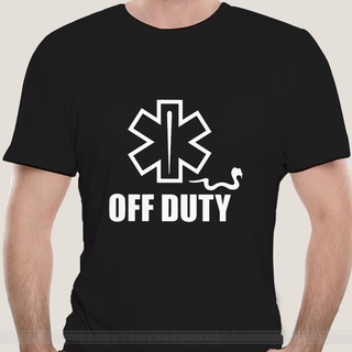 เสื้อยืดผู้ Emt Snake Off Duty เสื้อยืด ผ้าฝ้าย พิมพ์ลายแฟชั่น สําหรับผู้ชาย S-5XL