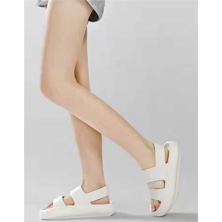 รองเท้าแตะรัดส้น ยางนิ่มใส่สบาย เบอร์36-40 NO.9888 ( มี 4สี )