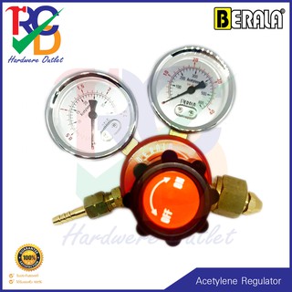 Berala เกจ์วัดแก๊สอะเซทิลีน Acetylene Regulator