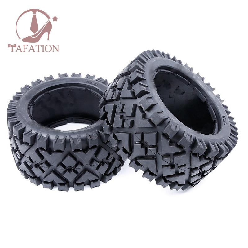 Rc Car All Terrain Rear Tires Skin Without Inner Foam for 1 5 Scale HPI