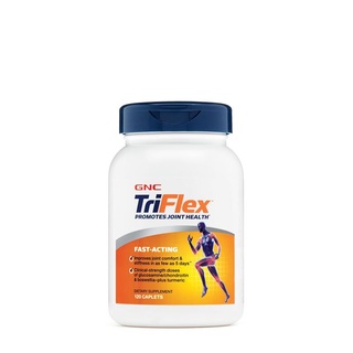 GNC TriFlex Fast Acting Joint Support 120 Caplets Glucosamine Chondroitin กลูโคซามีน คอนดรอยติน