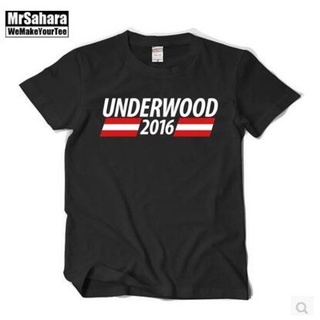 T-shirt  เสื้อยืดแขนสั้น พิมพ์ลาย SJHJA The New The Tv Show House Of Cards Underwood เหมาะกับของขวัญวันเกิด สไตล์คลาสสิก