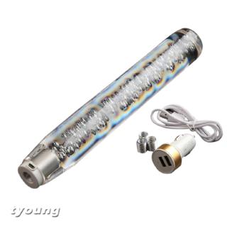 Universal LED Crystal Bubble Car Gear Stick Shift Lever Shifter Knob 30cm  fpPM