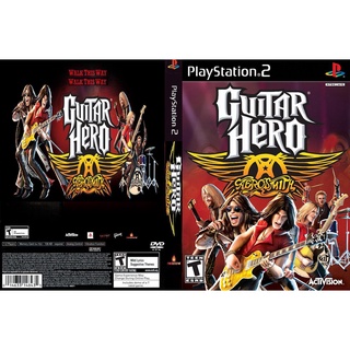 แผ่นเกมส์ PS2 Guitar Hero Aerosmith   คุณภาพ ส่งไว (DVD)