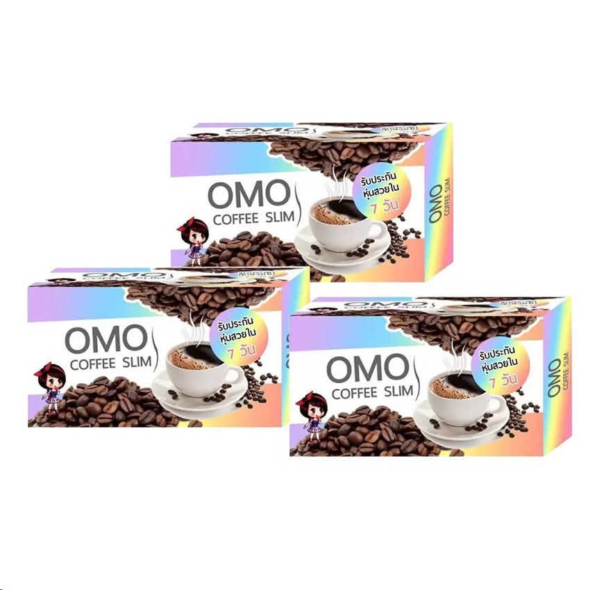 Omo Plus กาแฟโอโม่ OMO COFFEE SLIM (3 กล่อง)