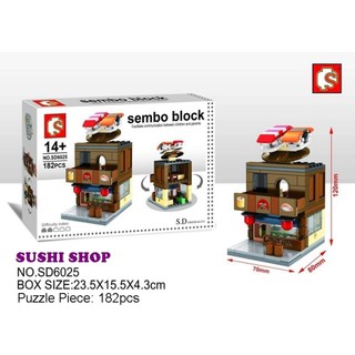 ตัวต่อ ชุด SEMBO BLOCK SD6025 จำนวนตัวต่อ 182 ชิ้น