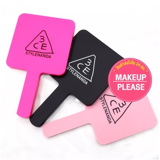 ส่งช้า‼คืนเงิน💸ส่งไว🚀24ชม. 3CE SQUARE MINI HAND MIRROR ไซส์เล็กทุกสี