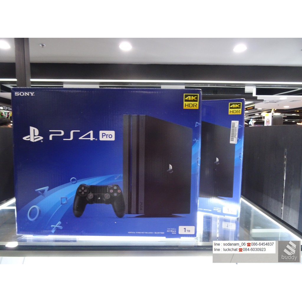 PS4 Pro 1 TB 4K เครื่องใหม่ มือ 1 ยังไม่แกะซีส ศูนย์ไทย
