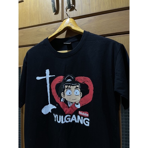 เสื้อยืดเกมส์มือสอง YULGANG MOBILE PROMO Size M มือ2