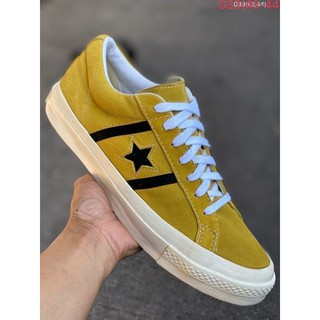 Converse One Star รองเท้าผ้าใบคอนเวิร์ส หนังกลับ รองเท้าผ้าใบแฟชั่น Unisex Size:37eu-45eu