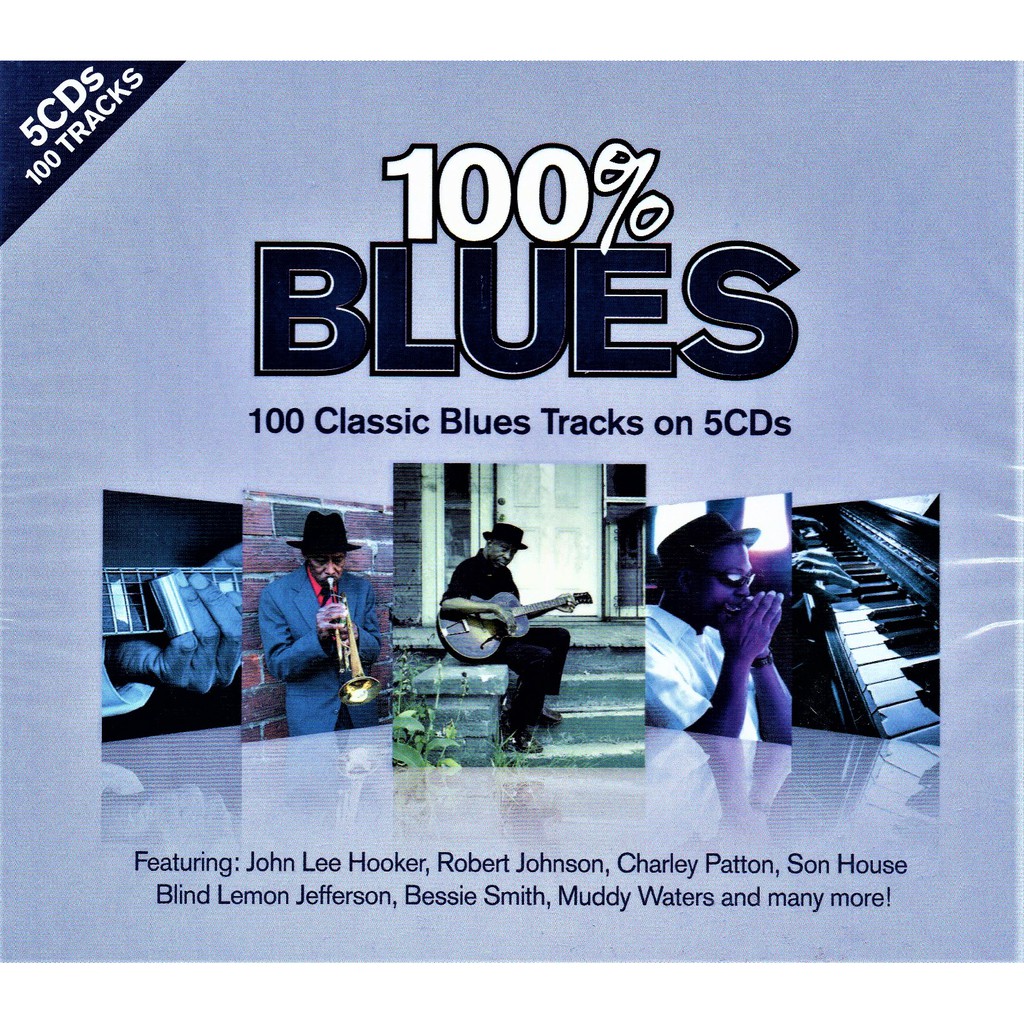 100% BLUES - 100 Classic Blues Tracks บนซีดี5