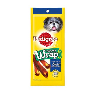 ถูกที่สุด✅  เพดดิกรี ชิกเก้น แรป 25 กรัม x 3 ซอง Pedigree Chicken Wrap 25 g x 3