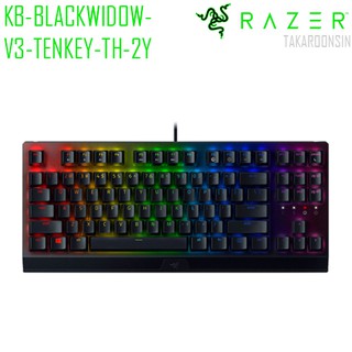 คีย์บอร์ดเกมมิ่ง RAZER BLACKWIDOW V3 TENKEYLESS