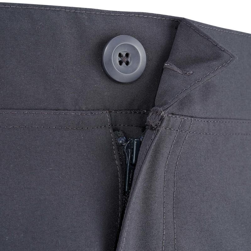 กางเกงขายาวผู้ชายเดินป่า NH100 สีเทา Men s hiking trousers NH100 thumbnail 5
