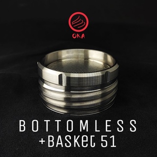 Bottomless 51+ Basket 2 cup 51 for Staresso Sp300 (ใส่Gen3plusไม่ได้)