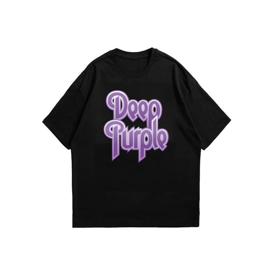 เสื้อยืดพรีเมี่ยม DEEP PURPLE เสื้อยืดวงวินเทจ เสื้อยืดเพลง Unisex