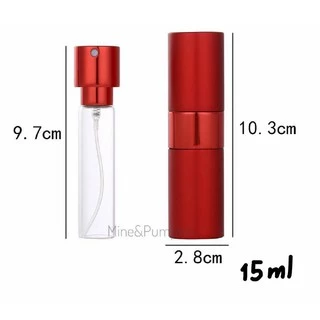【M&P】⭐ ขวดแบ่งน้ำหอมพกพาแบบหมุนเปิด 5/8/15 ml