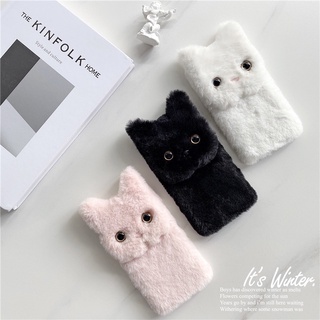 Samsung Galaxy J7 Pro J6 J5 2017 J3 2016 J7 2015 2016 J2 Core J8 J6 2018 J4 Plus Prime J7prime J6prime J5prime J4prime J6+ J4+ Cute Cartoon Plush 3D Cat Mobile Phone Case