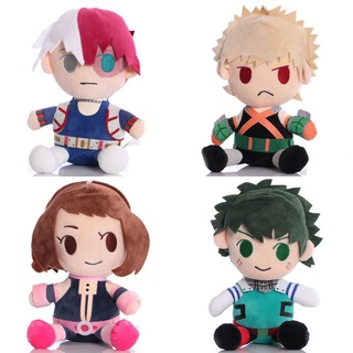 ตุ๊กตา My Hero Academia Todoroki Shoto Katsuki Uraraka Izuku ตุ๊กตายัดไส้ของเล่นสําหรับเด็ก